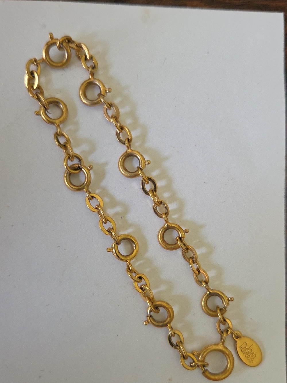 Vintage Joan Rivers "Charm Catcher" Multi-Spring Ring Charm Bracelet